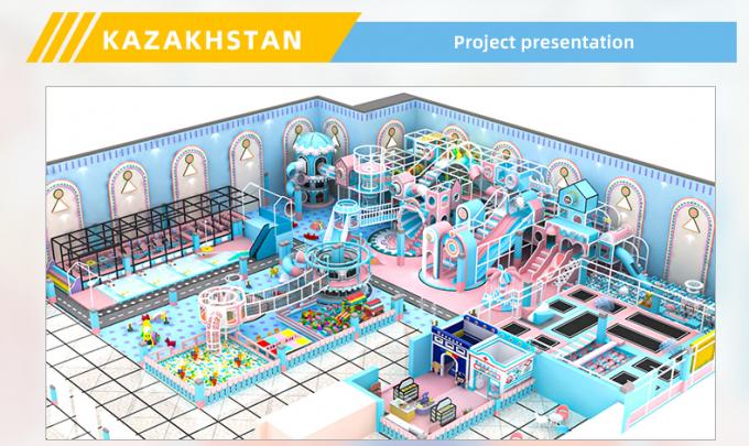 Casas interiores Castillo travieso Familia Fuerte travieso Amistades Equipo de juego comercial 1