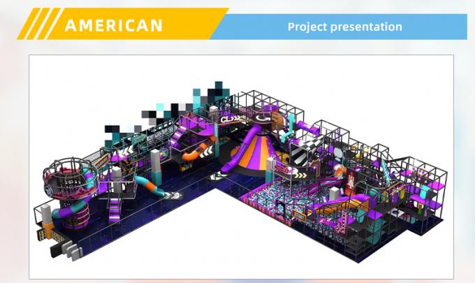 Casas interiores Castillo travieso Familia Fuerte travieso Amistades Equipo de juego comercial 2