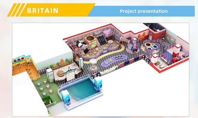 Casas interiores Castillo travieso Familia Fuerte travieso Amistades Equipo de juego comercial 5