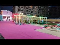 Parque al aire libre Instalaciones de fitness y entretenimiento Puente de un solo tablón en venta