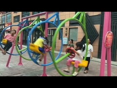 Niños sin motor Entretenimiento Parque al aire libre Paseos Ring Swing Atracciones Parque al aire libre Paseos Ring Swing A