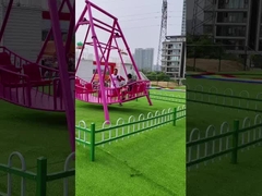 Balancín exterior personalizado de 4 plazas para parques infantiles y escuelas