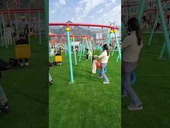 Caballito balancín de fibra de vidrio para parques infantiles interiores y exteriores