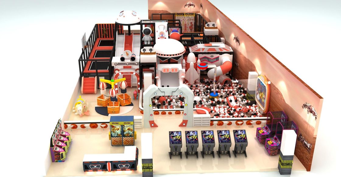 Equipo de juegos de interior de Sweet Spot PVC Juegos comerciales de interior de juegos de campo anti-agrietamiento