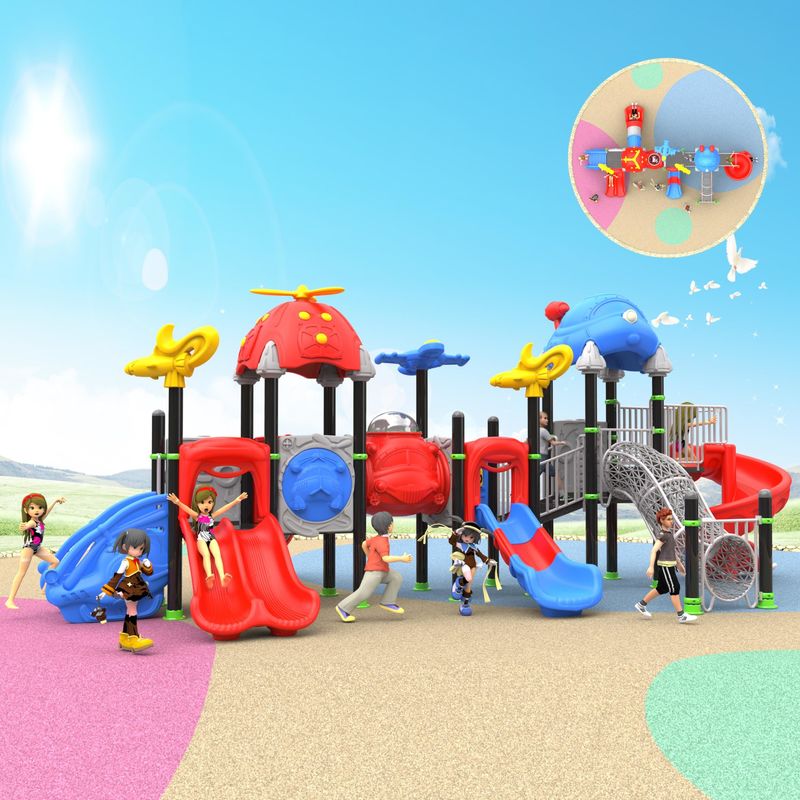 Estructura del juego Colorido Juego preescolar Equipo del patio de recreo Parque de diversiones al aire libre