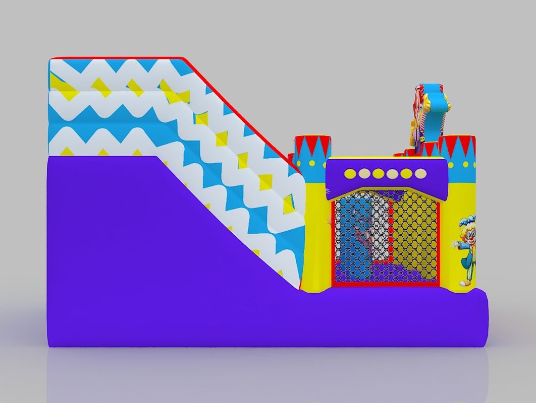 Castillo inflables para niños amarillo azul al aire libre Casa de salto alquiler de castillo con tobogán