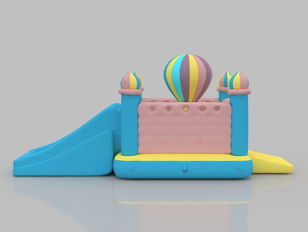 3 - 16 años de edad castillo inflable tema de globo de aire caliente casa de rebote negocio con soplador