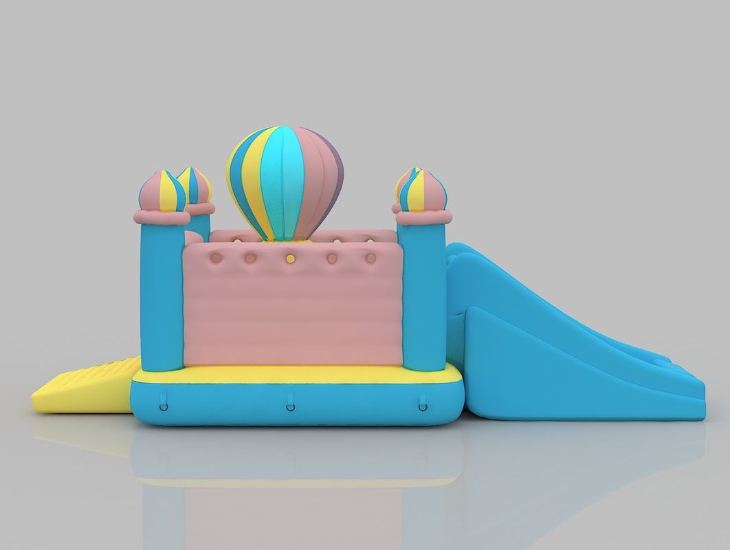 3 - 16 años de edad castillo inflable tema de globo de aire caliente casa de rebote negocio con soplador