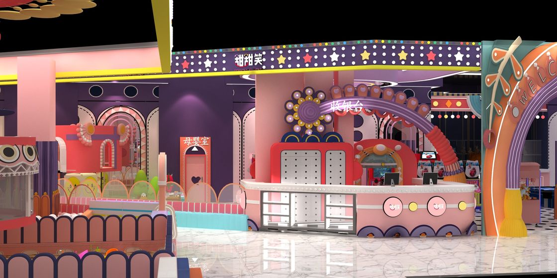Juego Premium Indoor Equipo de Juego Blandos para Niños Juego Comercial para Niños Con Castillo Malvado Y Deslizador