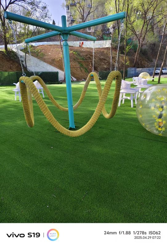 Asiento de columpio fácil de limpiar, equipo lúdicamente interactivo para jugar en interiores y exteriores