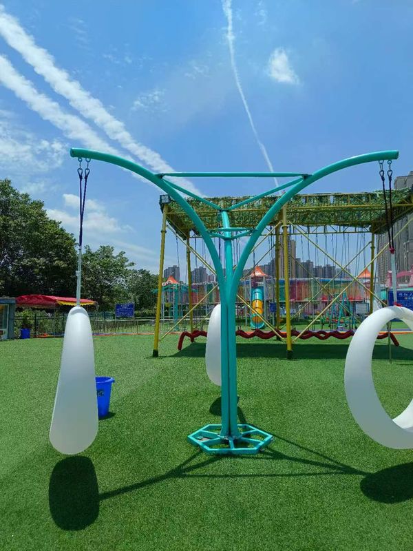 Luna giratoria volando balanceo resistente al agua cambio de color LED silla luminosa para jardín al aire libre de todas las estaciones