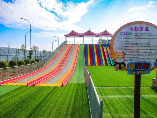 Jardín de juegos Paseos al aire libre Rainbow Slides para Jardín de juegos para niños