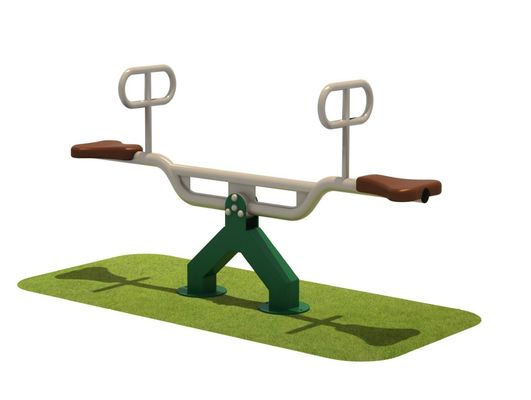 Equipo de juegos comerciales interactivos Seesaw Jardín de juegos para niños Paseos al aire libre