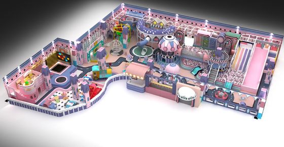 Espacio de juegos Castillo travieso 500kg Equipo de juegos comerciales seguros para niños