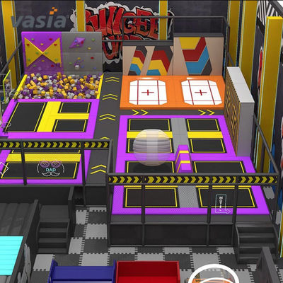 Trampolín personalizado niños saltando cama parque juegos infantiles