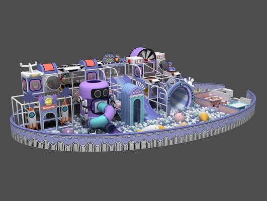 10 Niños Castillo de la Princesa Temática Anti-UV LLDPE Parque de diversiones para niños