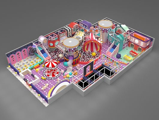 Personalizado Castillo travieso Niños Equipo de juegos de interior pequeño juego suave conjunto