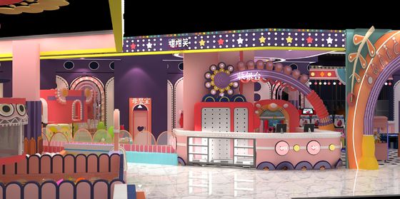 Juego Premium Indoor Equipo de Juego Blandos para Niños Juego Comercial para Niños Con Castillo Malvado Y Deslizador