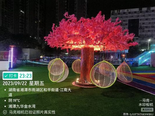 Equipo de juegos de columpio interactivo Blossom Tree para niños pequeños para un solo jugador