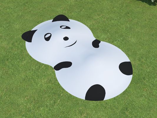 Cama elástica inflable Panda Jumping Cloud para parques infantiles interiores